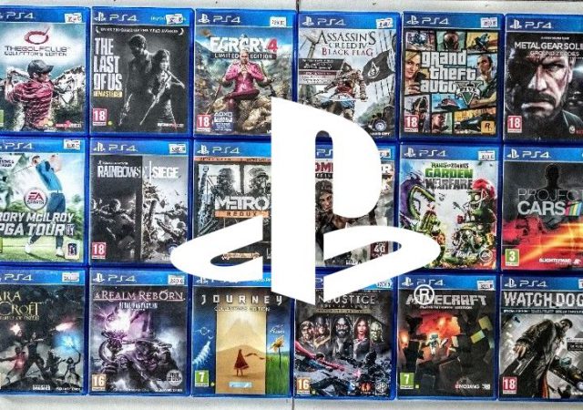 PS4 games collection